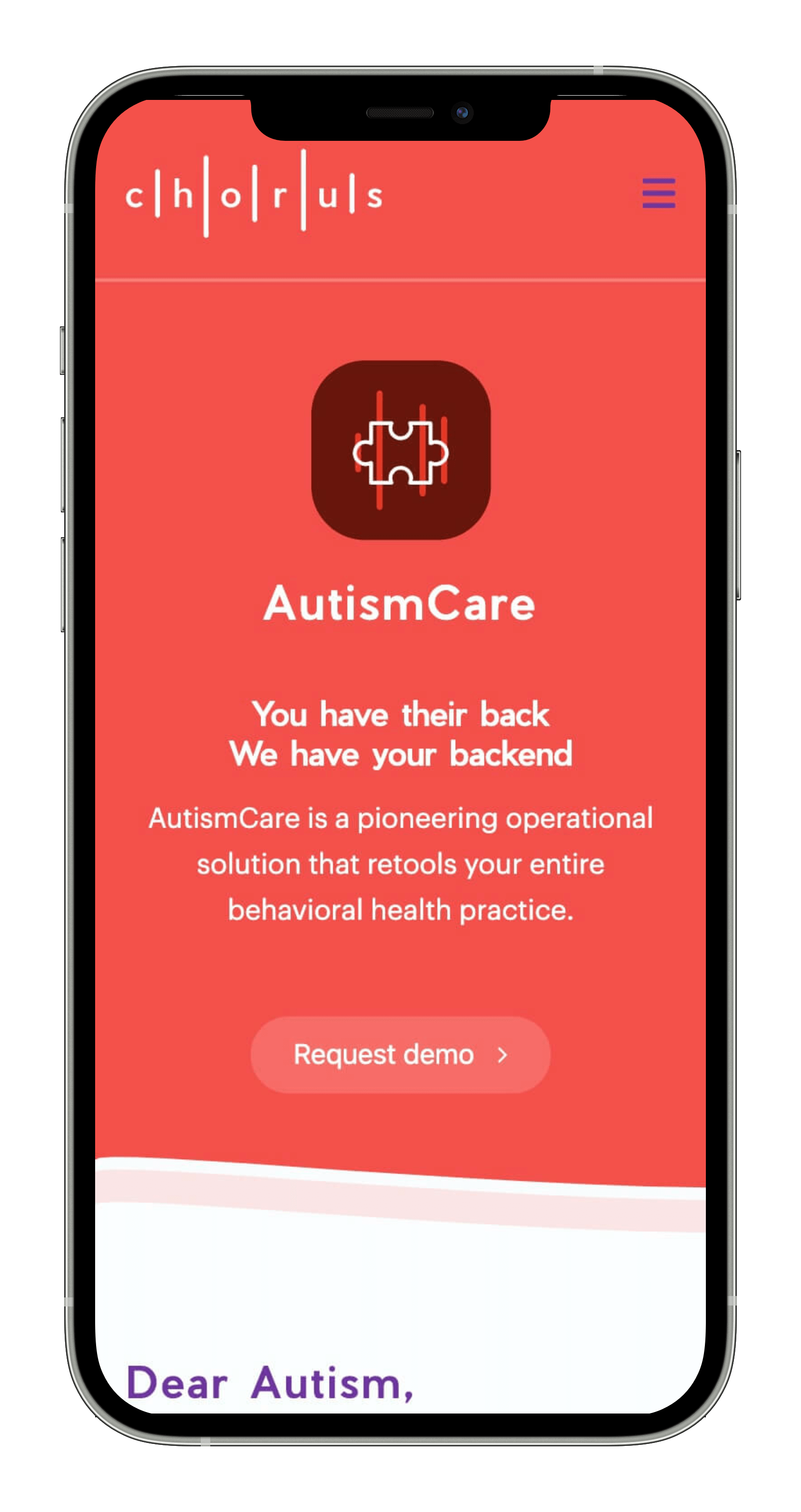 Autism care page