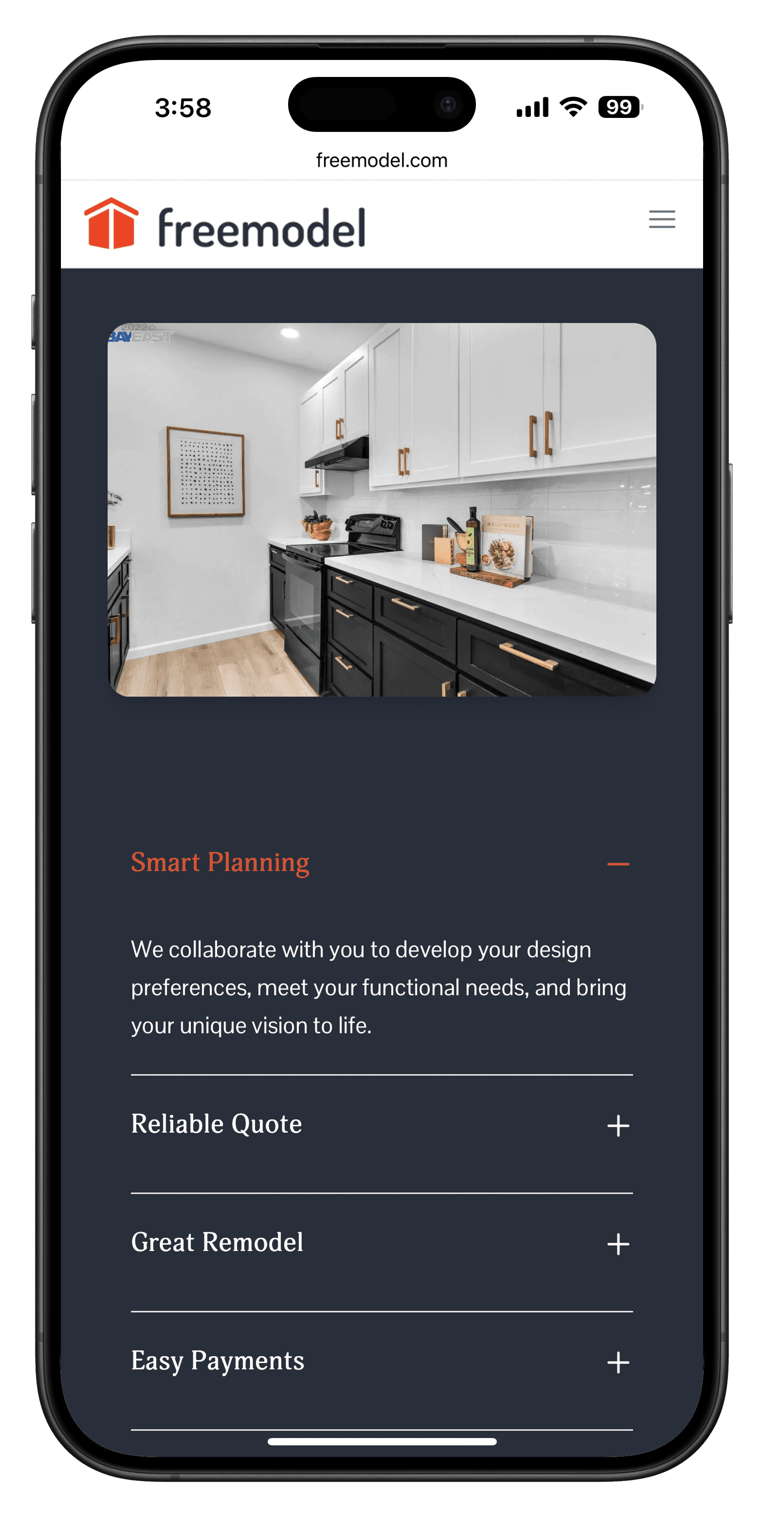 About Us page